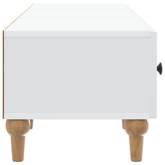 TV Cabinet 147 x 34.5 x 30 cm Engineered Wood White
