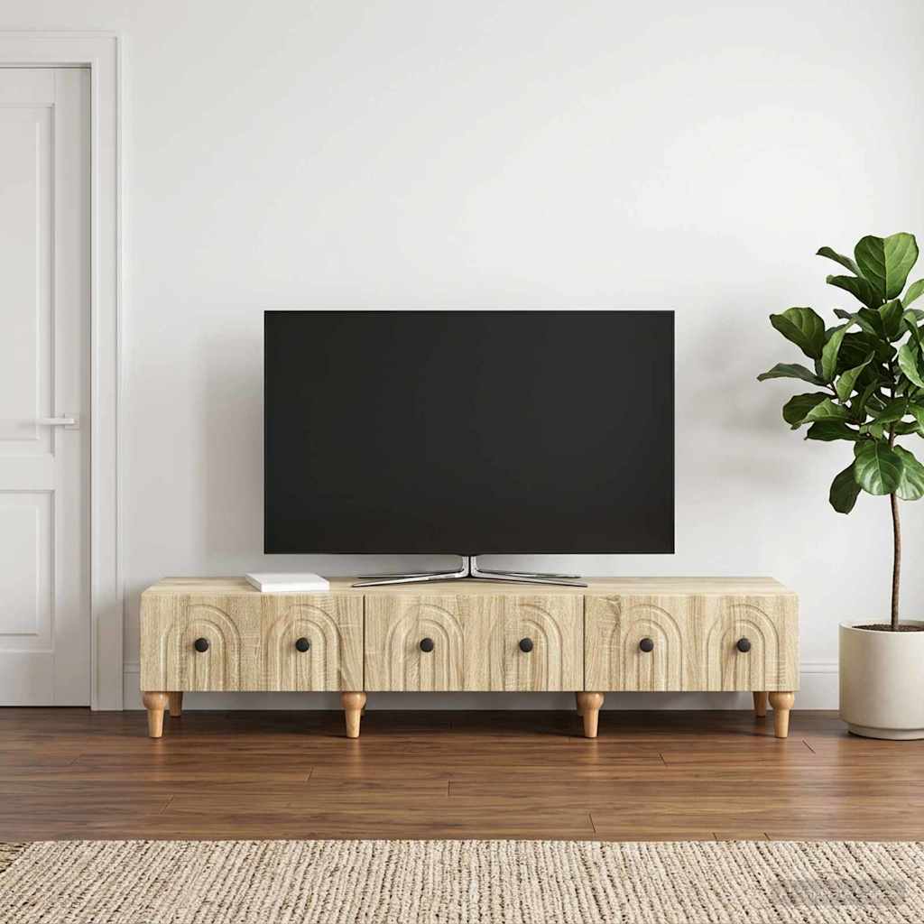 TV Cabinet 147 x 34.5 x 30 cm Engineered Wood Sonoma oak