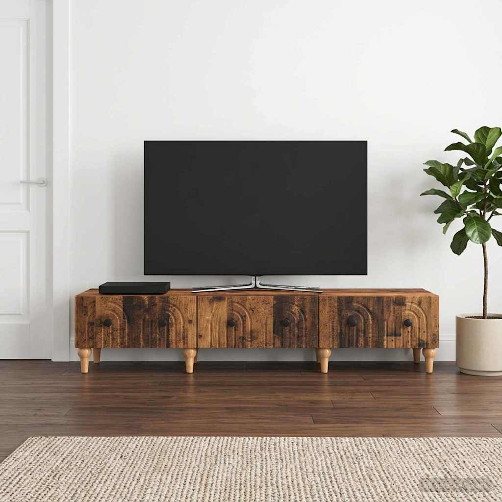 TV Cabinet 147 x 34.5 x 30 cm Engineered Wood Old wood