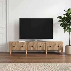 TV Cabinet 147 x 34.5 x 30 cm Engineered Wood Artisan oak