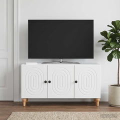 TV Cabinet 99 x 34.5 x 50 cm Engineered Wood White