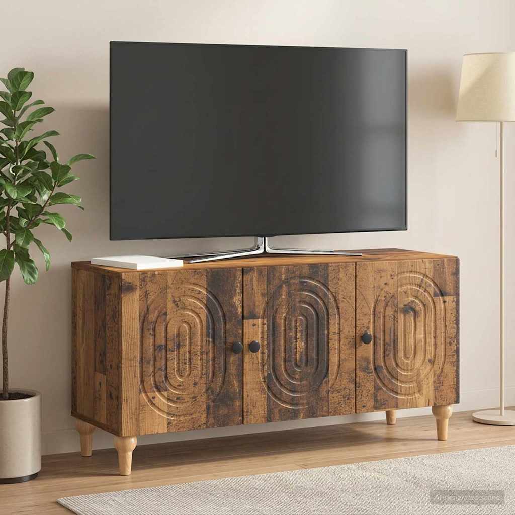 TV Cabinet 99 x 34.5 x 50 cm Engineered Wood Old wood