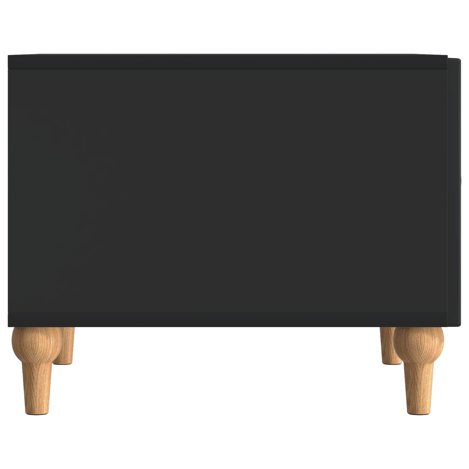 vidaXL Coffee Table with Drawer Black 49 x 50 x 40 cm Engineered Wood 6