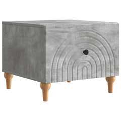 vidaXL Coffee Table Concrete Grey 49 x 50 x 40 cm Engineered Wood 2