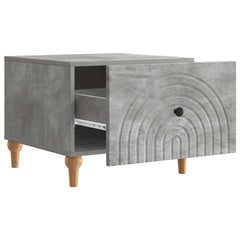vidaXL Coffee Table Concrete Grey 49 x 50 x 40 cm Engineered Wood 4