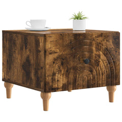 vidaXL Coffee Table Smoked Oak 49 x 50 x 40 cm Engineered Wood 3
