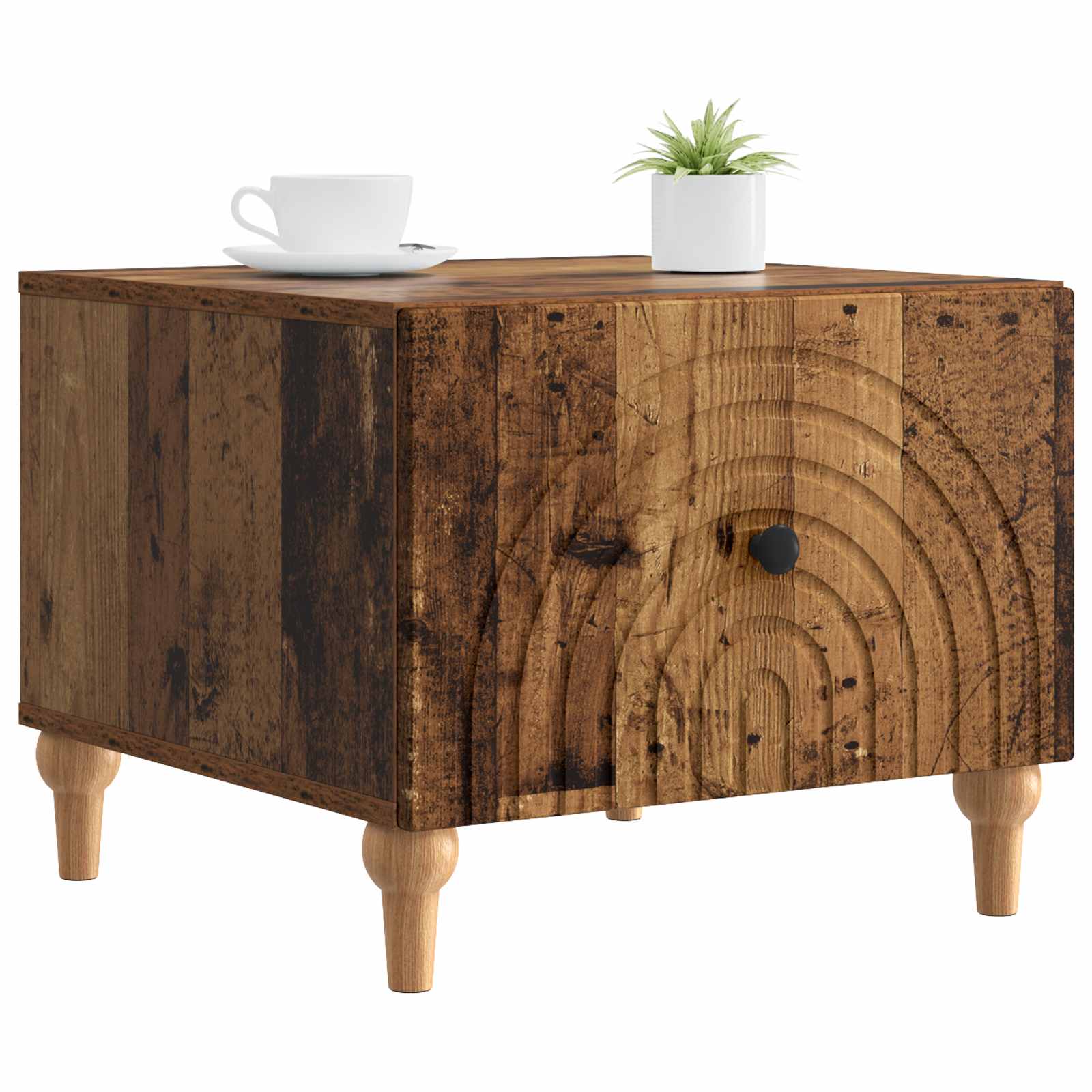 vidaXL Coffee Table Old Wood 49 x 50 x 40 cm Engineered Wood 3