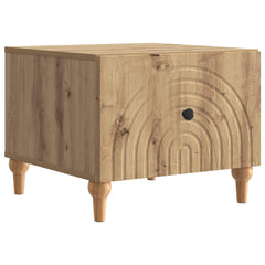 vidaXL Coffee Table Artisan Oak 49 x 50 x 40 cm Engineered Wood 2