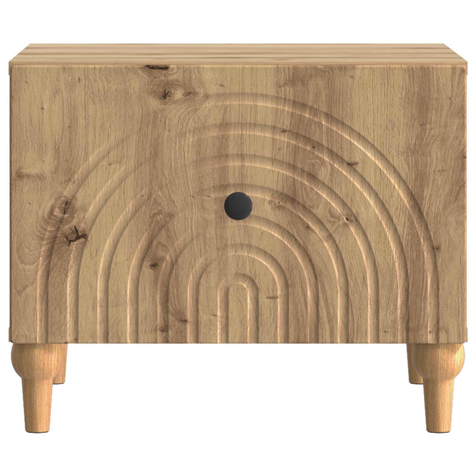 vidaXL Coffee Table Artisan Oak 49 x 50 x 40 cm Engineered Wood 5