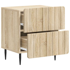 vidaXL Bedside Cabinet 2 pcs Sonoma Oak 43 x 34.5 x 49.5 cm 6