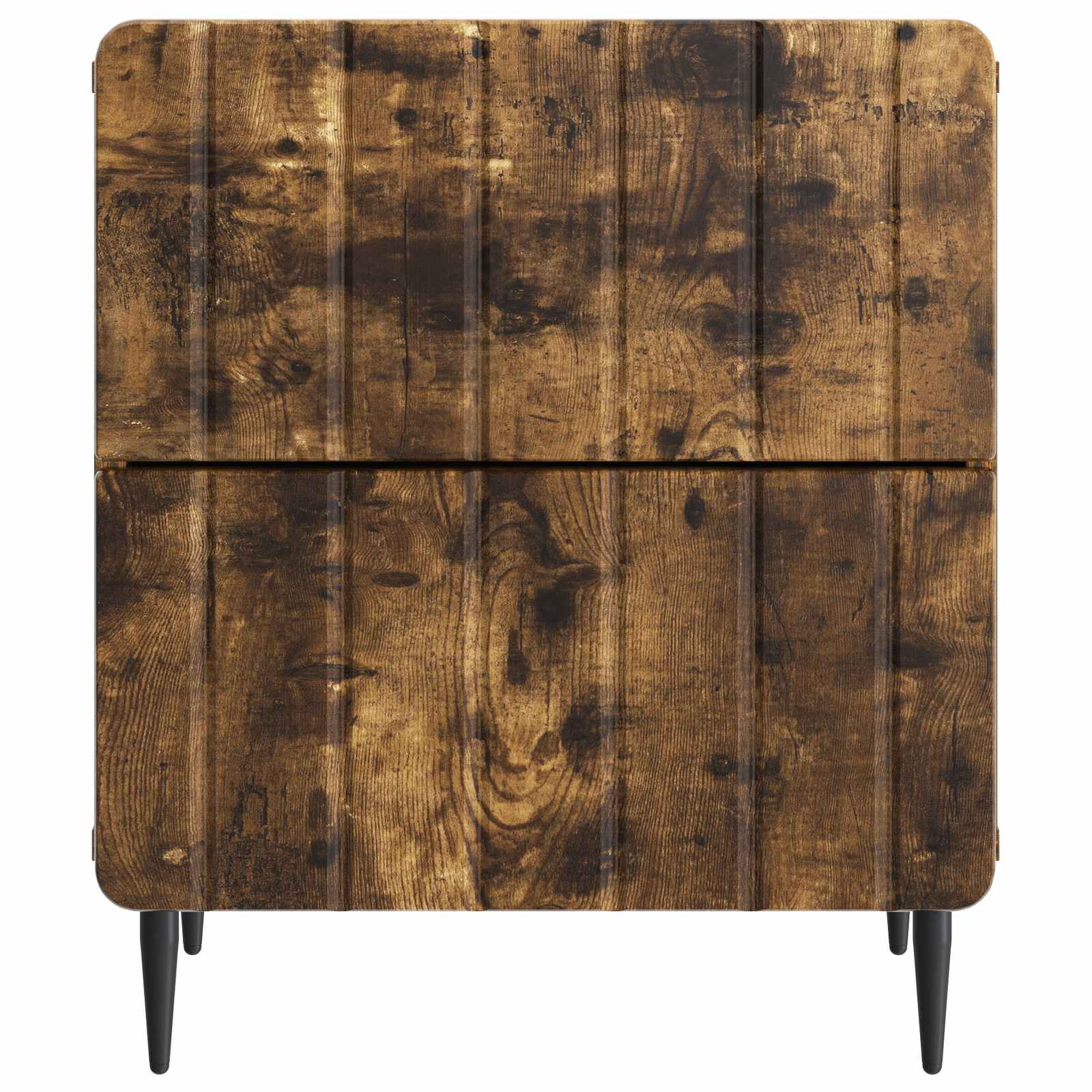vidaXL Bedside Cabinet Smoked Oak 43 x 34.5 x 49.5 cm Engineered Wood 5
