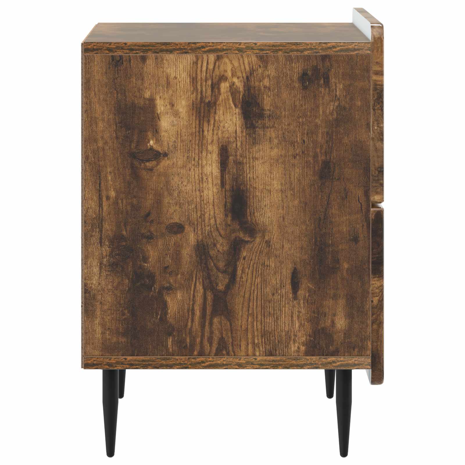 vidaXL Bedside Cabinet Smoked Oak 43 x 34.5 x 49.5 cm Engineered Wood 6