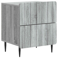vidaXL Bedside Cabinet 2 pcs Grey Sonoma 43 x 34.5 x 49.5 cm 5