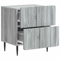 vidaXL Bedside Cabinet 2 pcs Grey Sonoma 43 x 34.5 x 49.5 cm 6