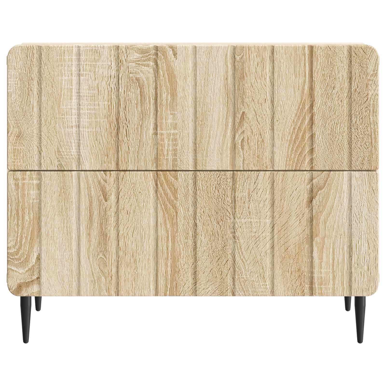vidaXL Bedside Cabinet Sonoma Oak 62 x 34.5 x 49.5 cm Engineered Wood 5