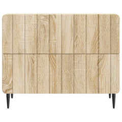vidaXL Bedside Cabinet Sonoma Oak 62 x 34.5 x 49.5 cm Engineered Wood 5