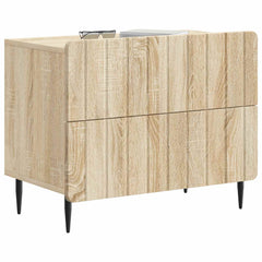 vidaXL Bedside Cabinet Sonoma Oak 62 x 34.5 x 49.5 cm Engineered Wood 3