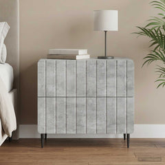 vidaXL Bedside Cabinet Concrete Grey 62 x 34.5 x 49.5 cm 1