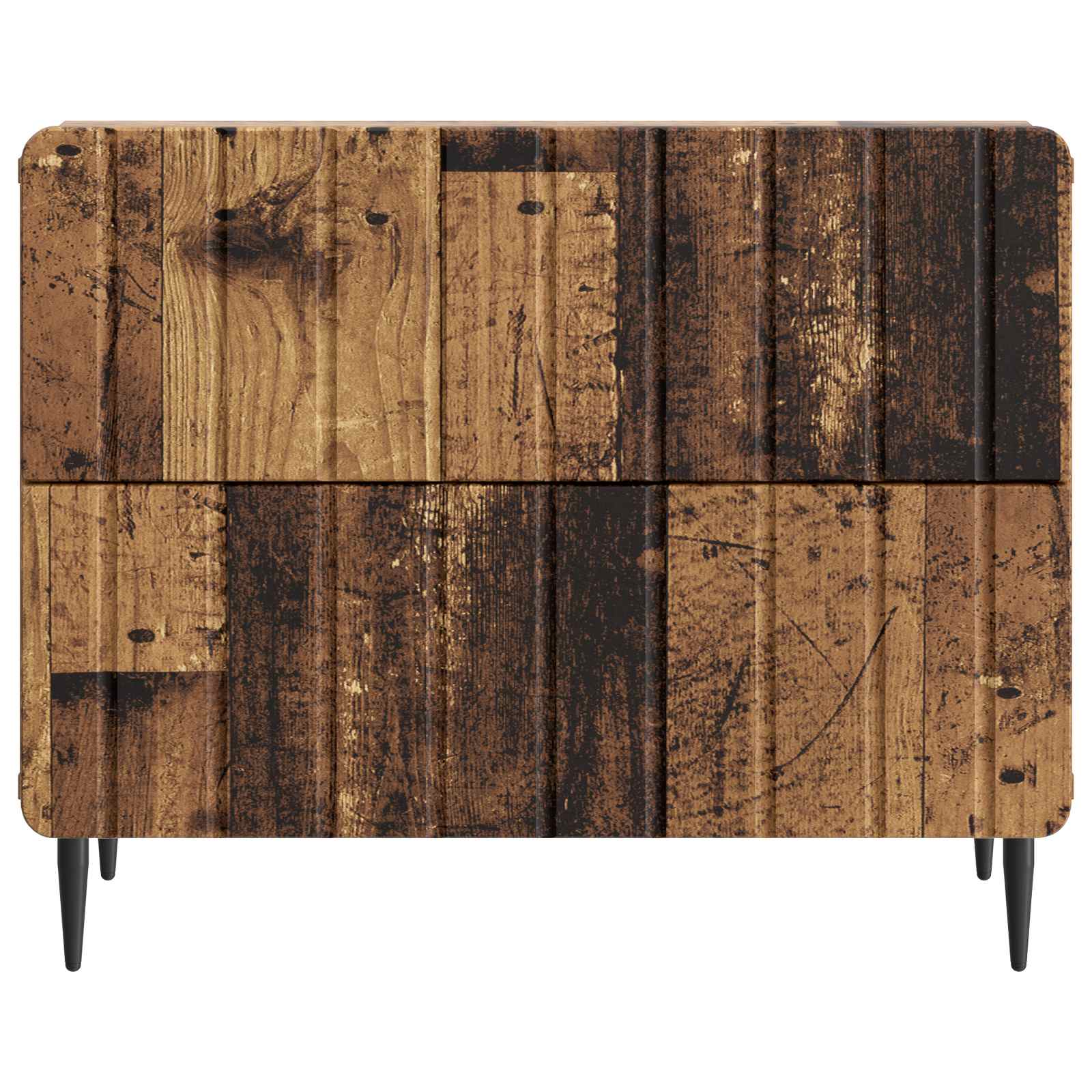 vidaXL Bedside Cabinet Old Wood 62 x 34.5 x 49.5 cm Engineered Wood 5