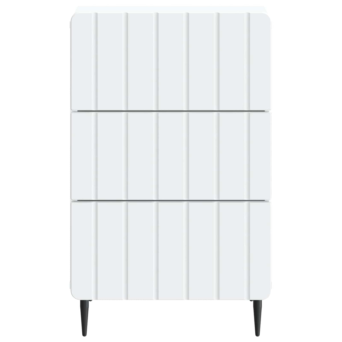 vidaXL Bedside Cabinet White 43x 41 x 68 cm Engineered Wood 5