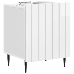 vidaXL Bedside Cabinet 2 pcs High Gloss White 43 x 34.5 x 52 cm 3