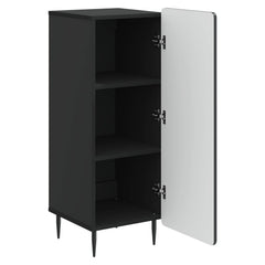 vidaXL Sideboard Black 34.5 x 33 x 92 cm Engineered Wood 5
