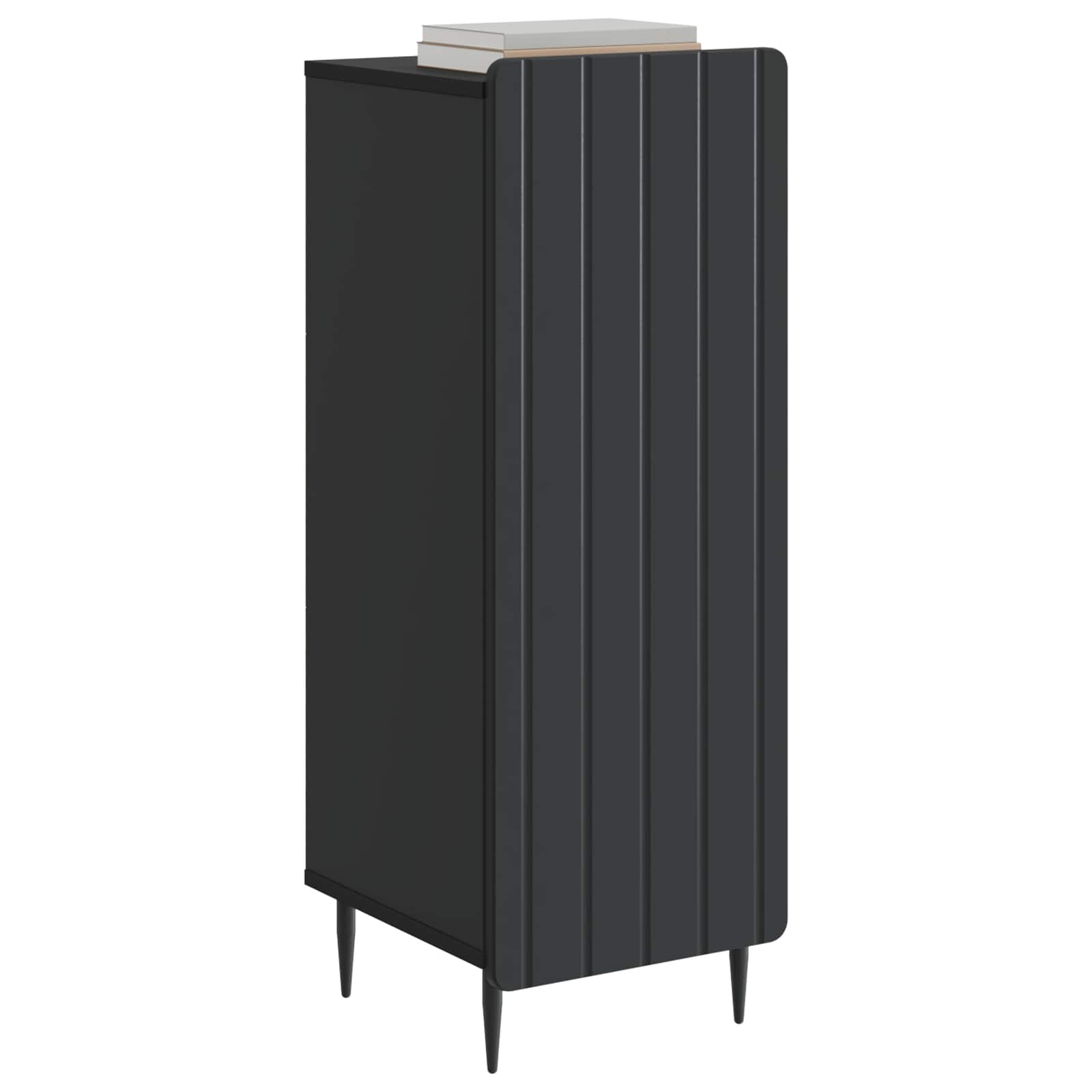 vidaXL Sideboard Black 34.5 x 33 x 92 cm Engineered Wood 3