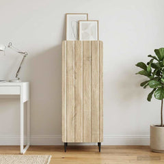 vidaXL Sideboard Sonoma Oak 34.5 x 33 x 92 cm Engineered Wood 1
