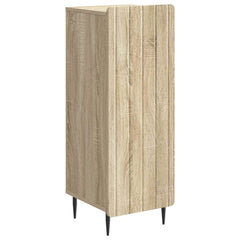 vidaXL Sideboard Sonoma Oak 34.5 x 33 x 92 cm Engineered Wood 2