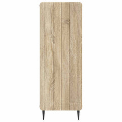 vidaXL Sideboard Sonoma Oak 34.5 x 33 x 92 cm Engineered Wood 6