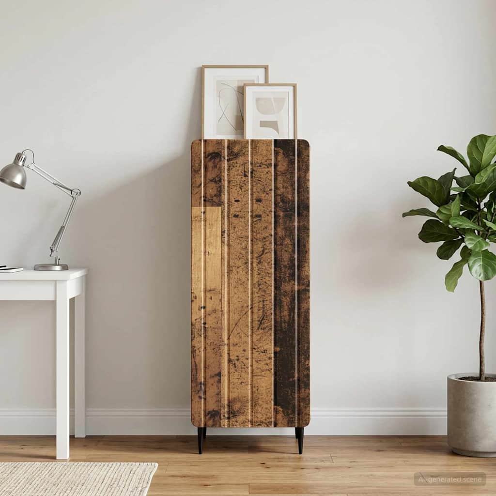 vidaXL Sideboard Old Wood 34.5 x 33 x 92 cm Engineered Wood 1