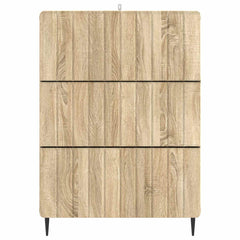 vidaXL Drawer Cabinet 66 x 34.5 x 92 cm Engineered Wood Sonoma Oak 6