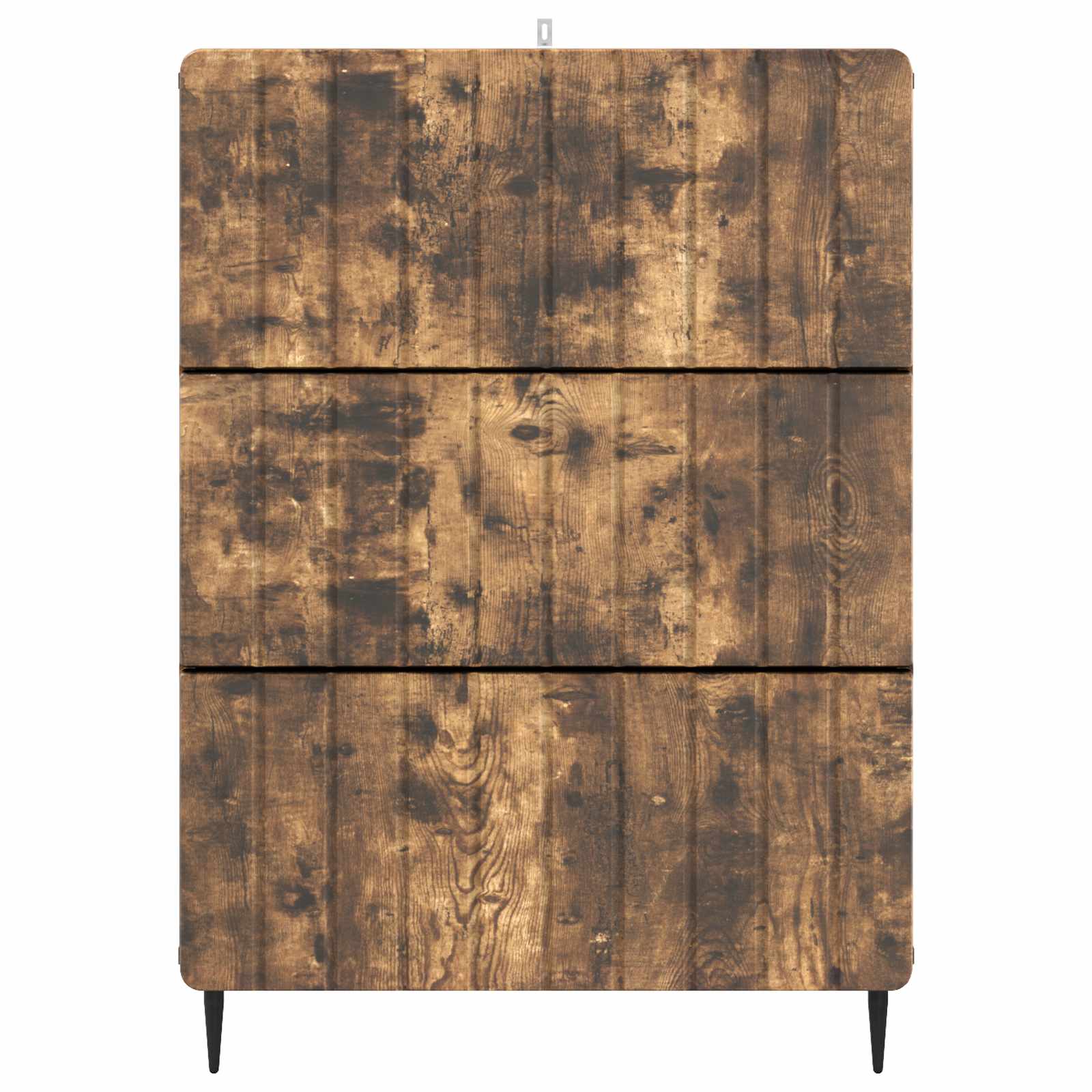 vidaXL Drawer Cabinet 66 x 34.5 x 92 cm Engineered Wood Smoked Oak 6