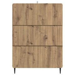 vidaXL Drawer Cabinet 66 x 34.5 x 92 cm Engineered Wood Artisan Oak 6