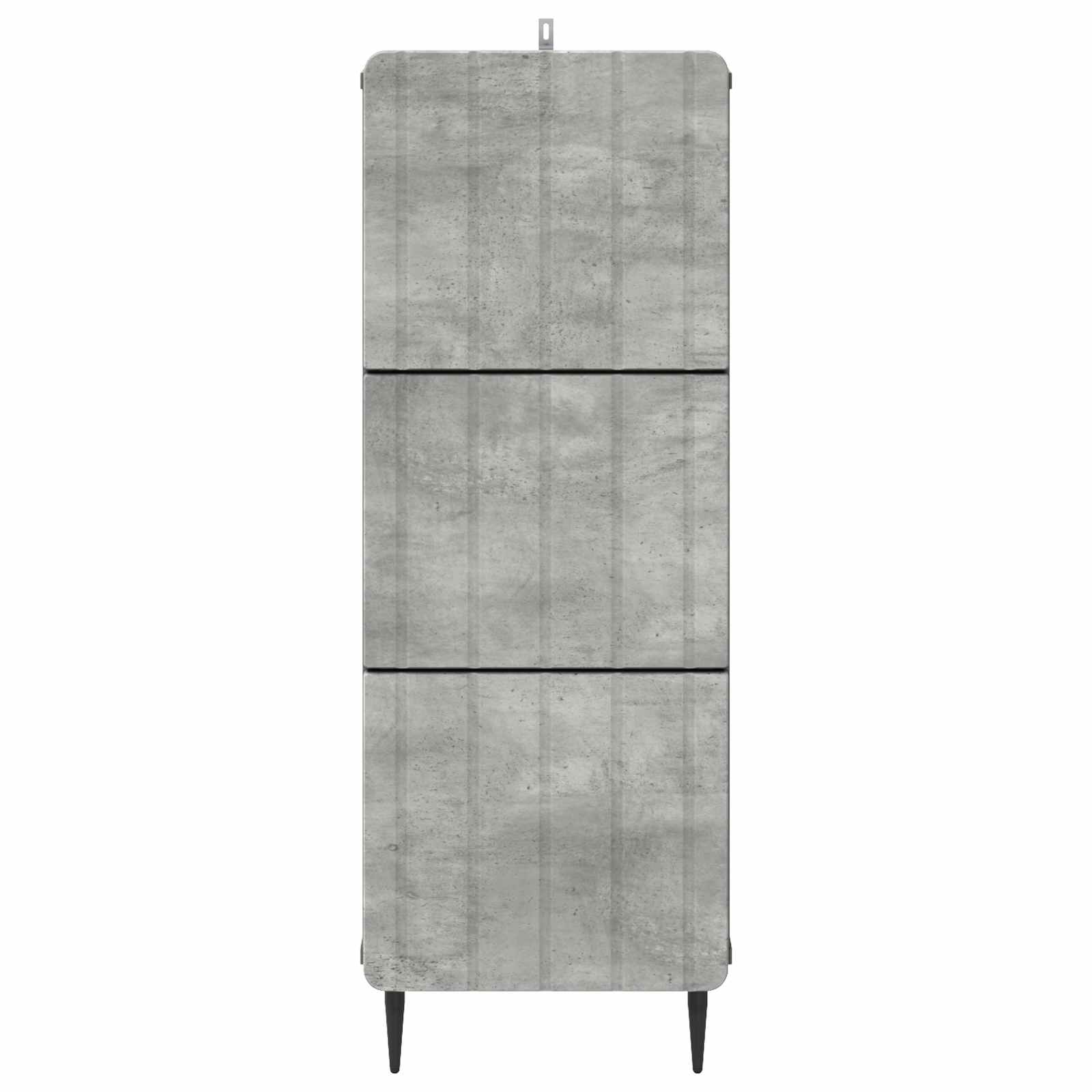 vidaXL Drawer Cabinet 33 x 34.5 x 92 cm Engineered Wood Concrete Grey 6