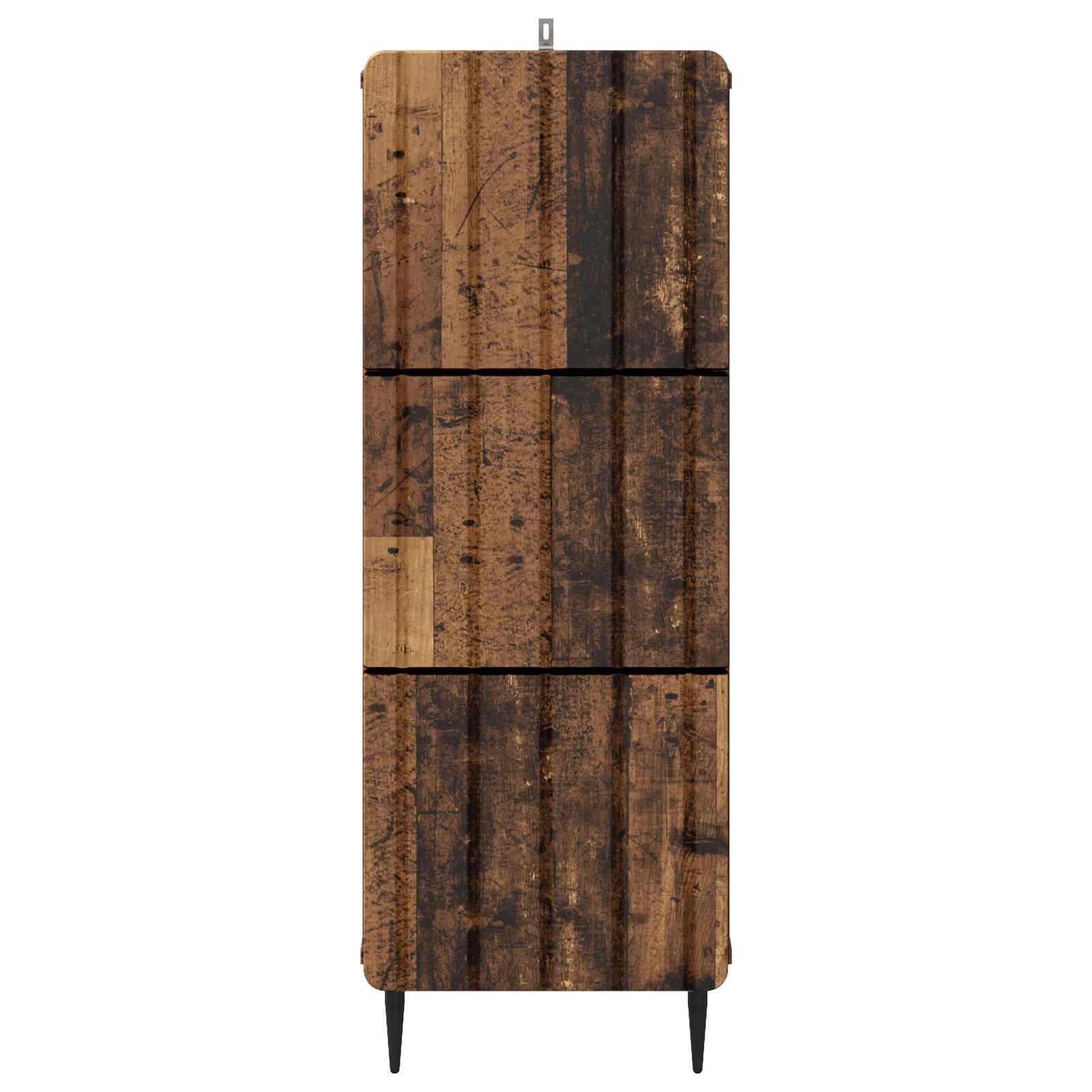 vidaXL Drawer Cabinet 33 x 34.5 x 92 cm Engineered Wood Old Wood 6