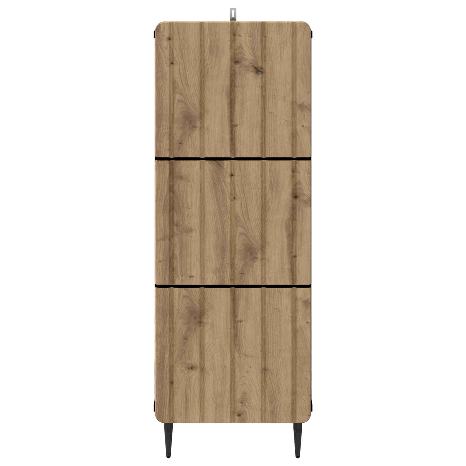 vidaXL Drawer Cabinet 33 x 34.5 x 92 cm Engineered Wood Artisan Oak 6