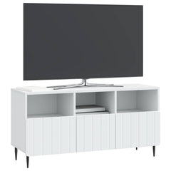 TV Cabinet 102 x 34.5 x 50 cm Engineered Wood White