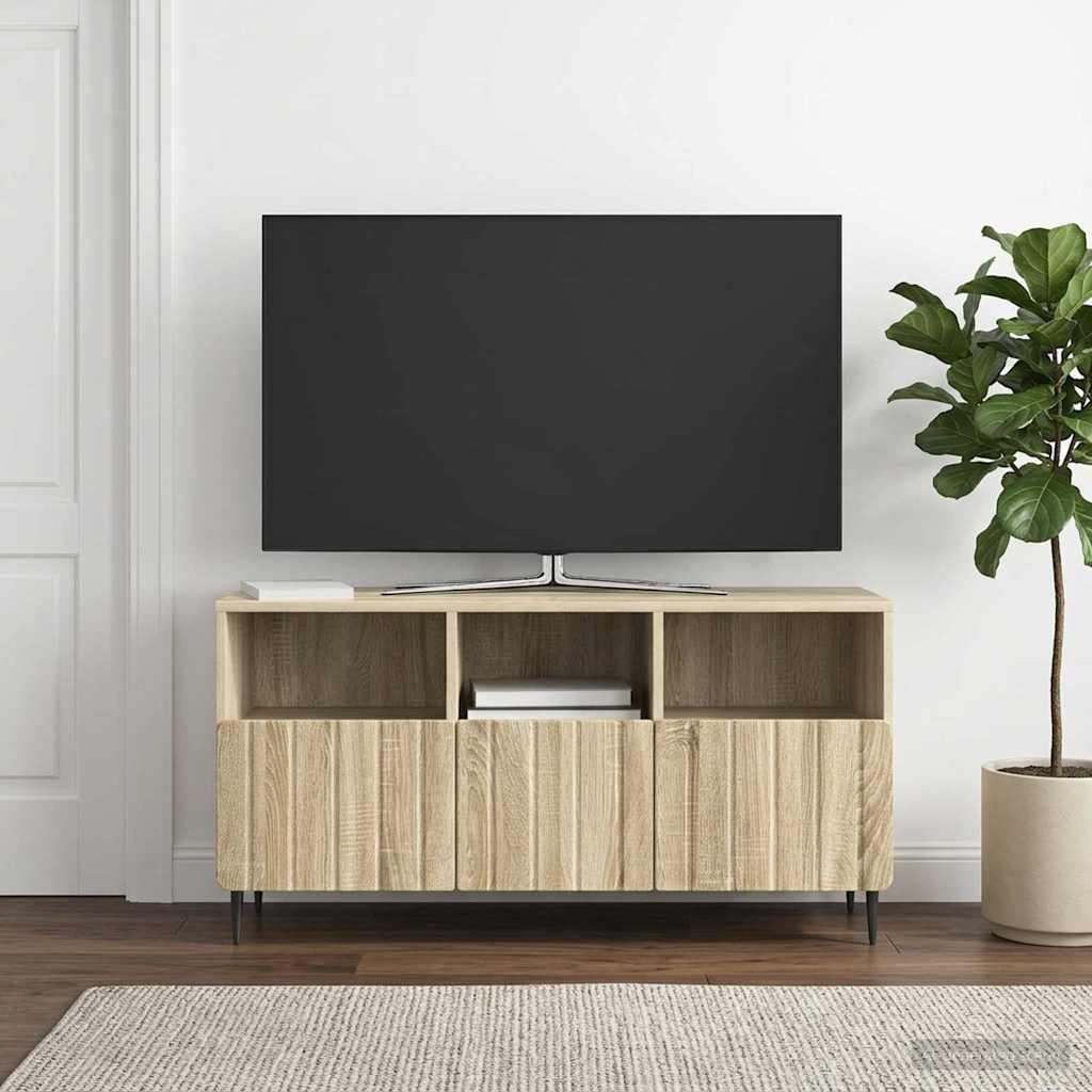 TV Cabinet 102 x 34.5 x 50 cm Engineered Wood Sonoma oak