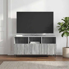 TV Cabinet 102 x 34.5 x 50 cm Engineered Wood Grey sonoma