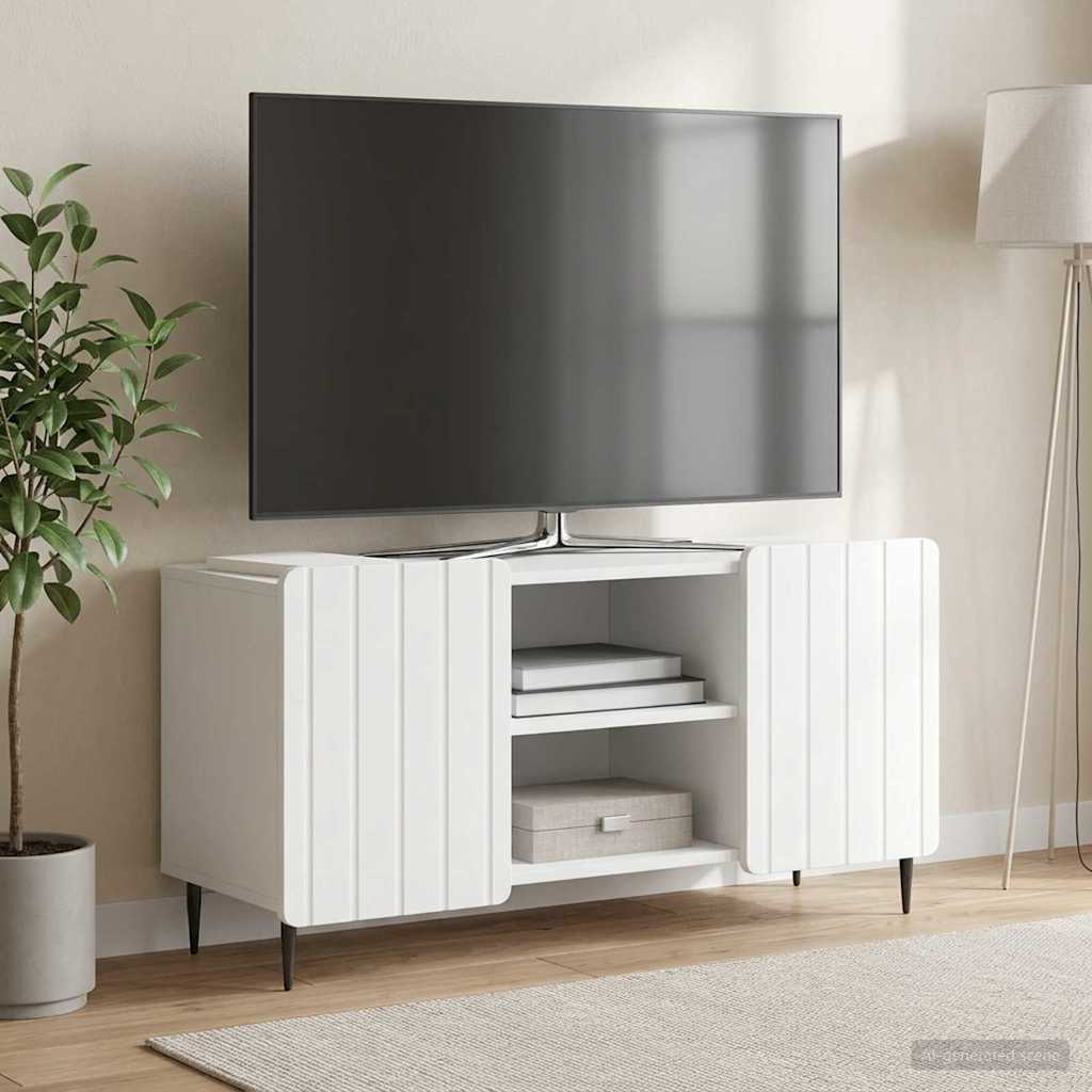 TV Cabinet 102 x 34.5 x 52 cm Engineered Wood White