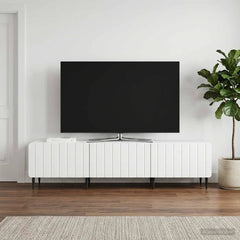TV Cabinet 147 x 34.5 x 32 cm Engineered Wood White