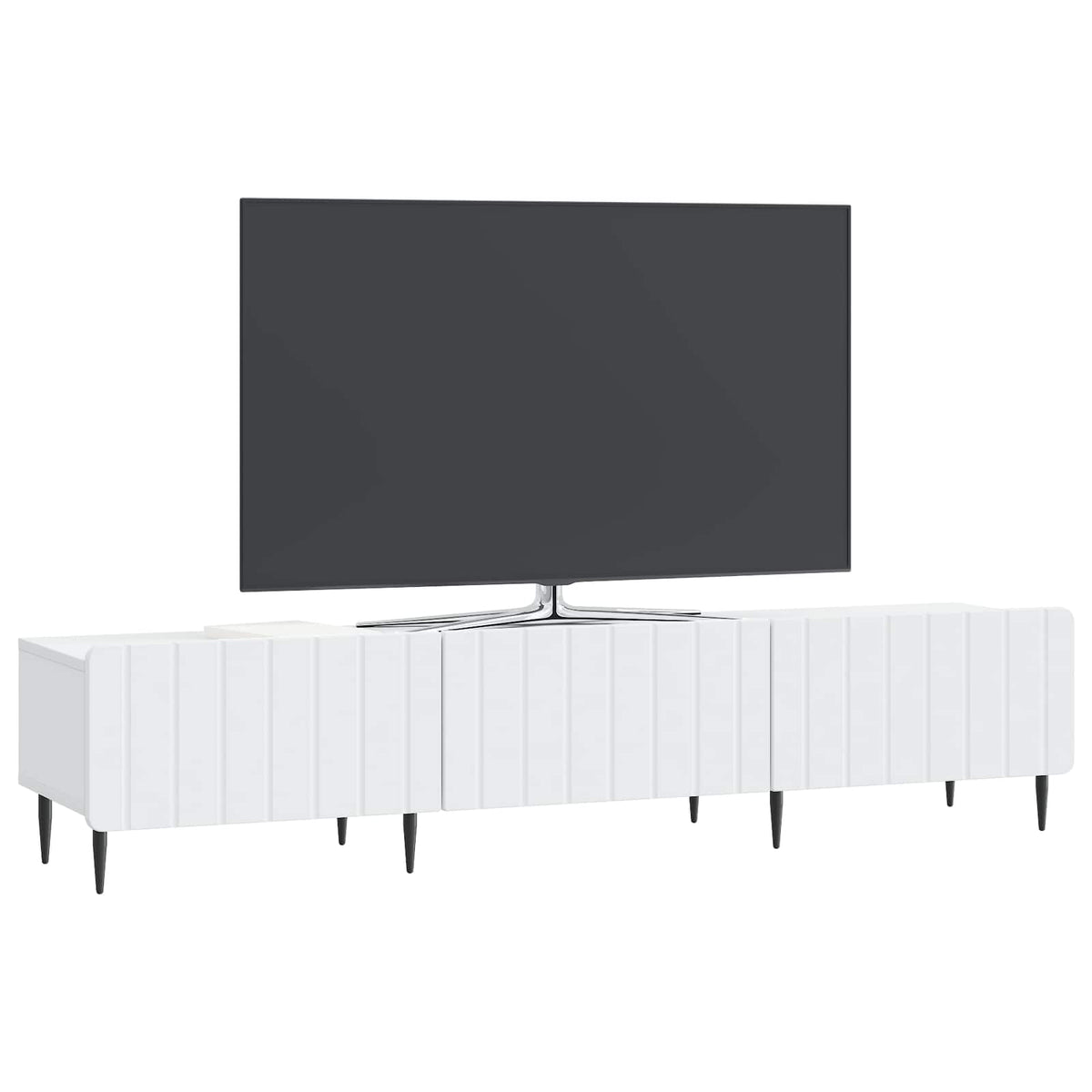 TV Cabinet 147 x 34.5 x 32 cm Engineered Wood White