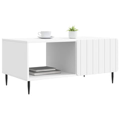 vidaXL Coffee Table White 90 x 50 x 40 cm Engineered Wood 3