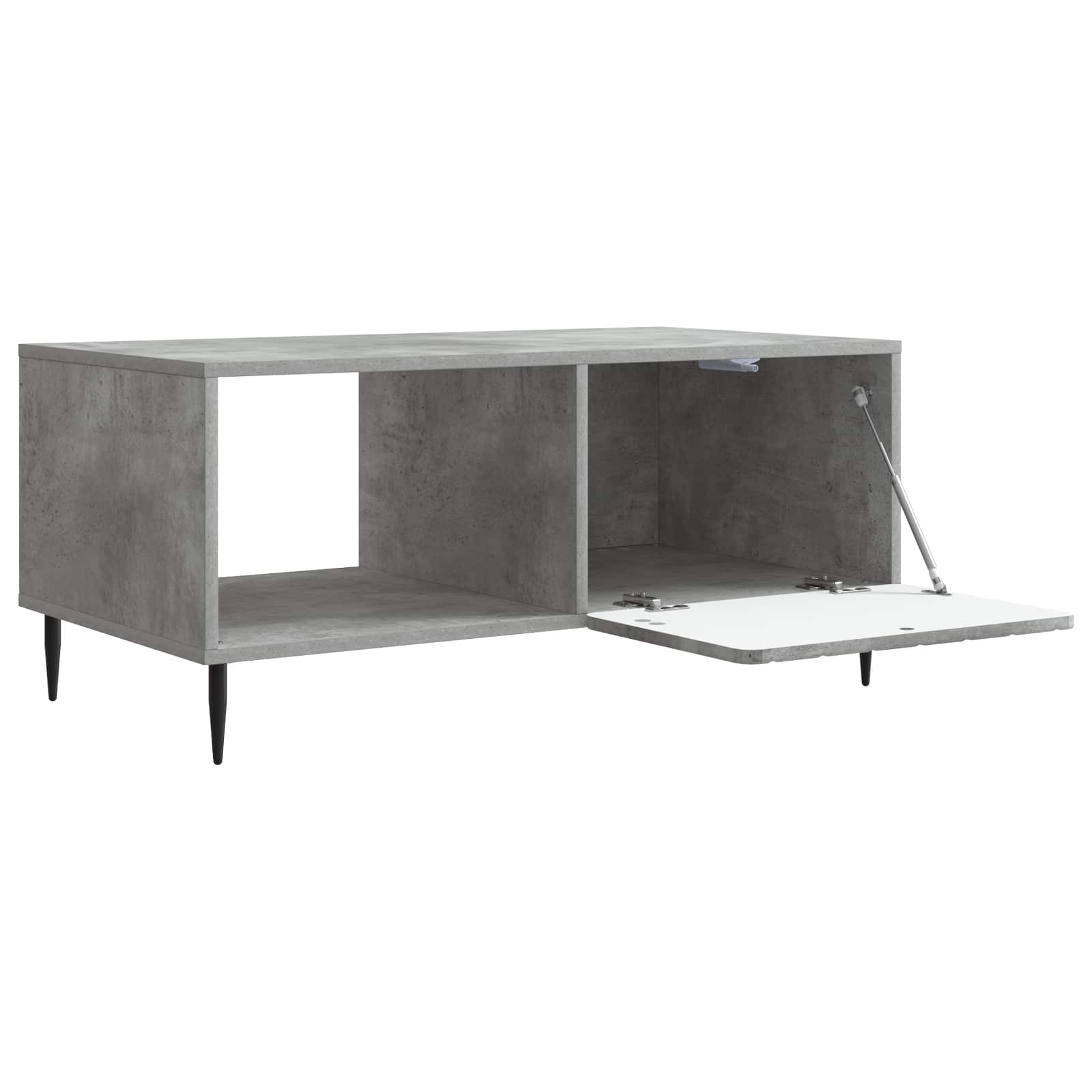 vidaXL Coffee Table Concrete Grey 90 x 50 x 40 cm Engineered Wood 4