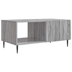 vidaXL Coffee Table Grey Sonoma 90 x 50 x 40 cm Engineered Wood 2