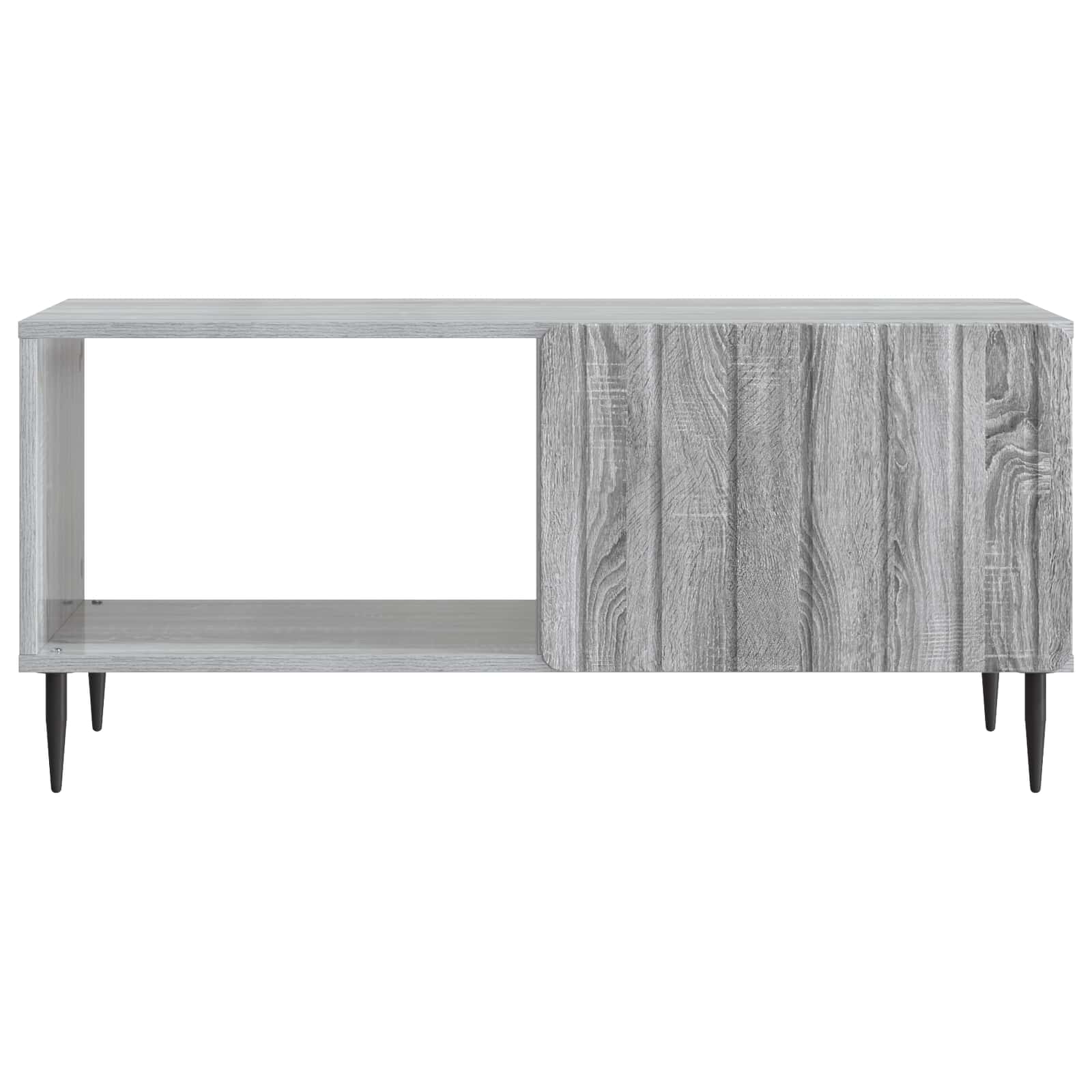 vidaXL Coffee Table Grey Sonoma 90 x 50 x 40 cm Engineered Wood 5