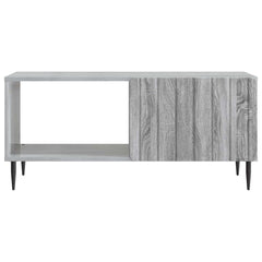 vidaXL Coffee Table Grey Sonoma 90 x 50 x 40 cm Engineered Wood 5