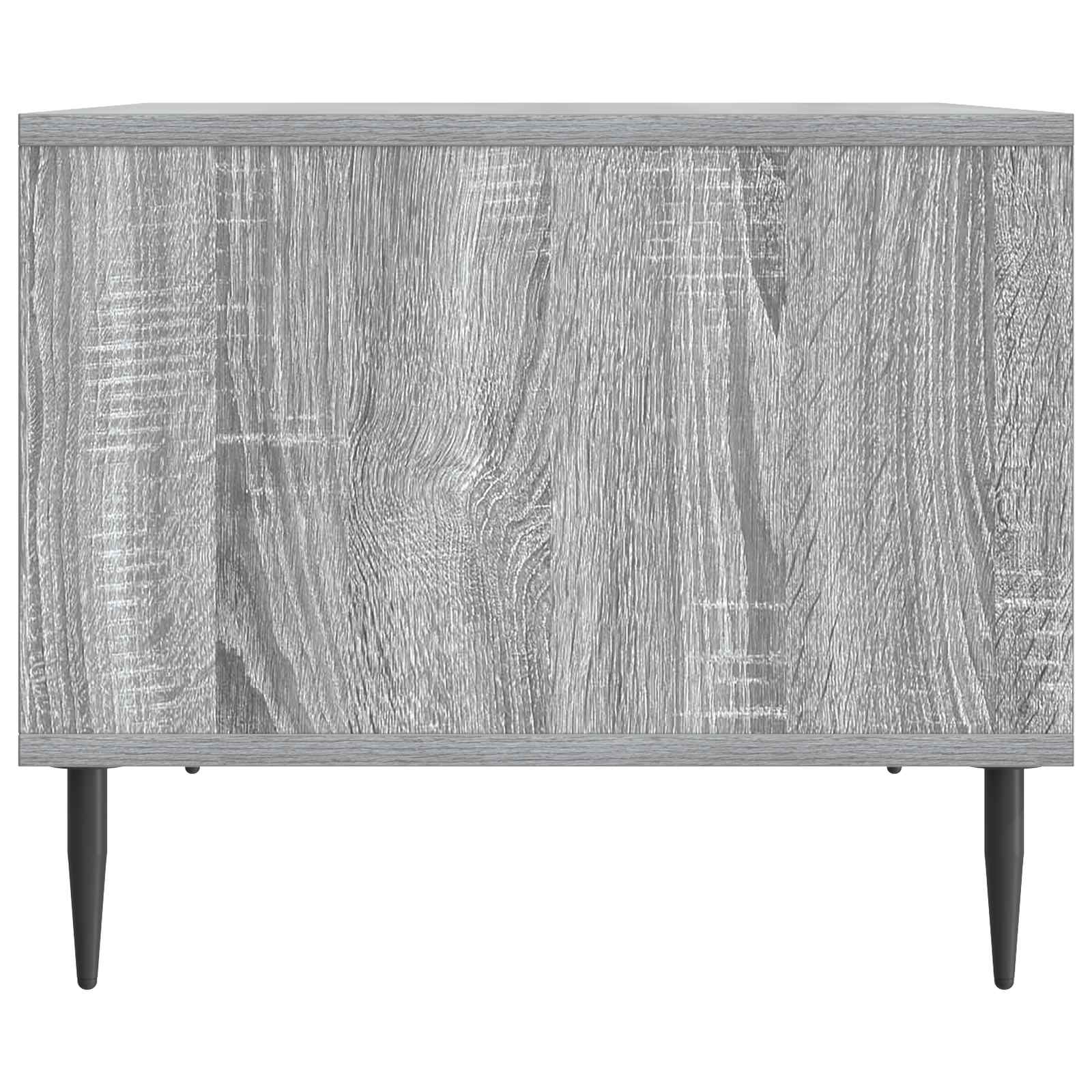 vidaXL Coffee Table Grey Sonoma 90 x 50 x 40 cm Engineered Wood 6