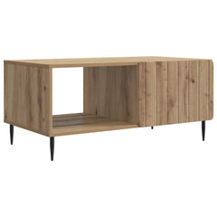 vidaXL Coffee Table Artisan Oak 90 x 50 x 40 cm Engineered Wood 2